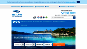 What Zeetours.nl website looked like in 2021 (2 years ago)