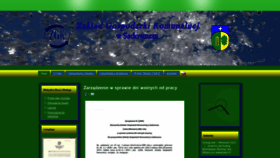 What Zgksadowne.pl website looked like in 2021 (2 years ago)