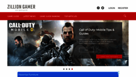 What Zilliongamer.com website looked like in 2021 (2 years ago)