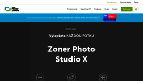 What Zoner.cz website looked like in 2021 (2 years ago)