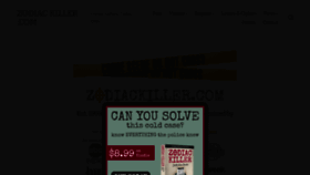 What Zodiackiller.com website looked like in 2021 (2 years ago)