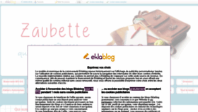 What Zaubette.fr website looked like in 2021 (2 years ago)