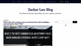 What Zacharlawblog.com website looked like in 2021 (2 years ago)