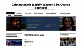 What Zahnarzt-joachim-wagner.de website looked like in 2021 (2 years ago)