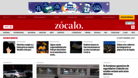 What Zocalo.com.mx website looked like in 2021 (2 years ago)
