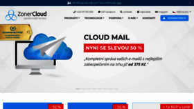 What Zonercloud.cz website looked like in 2021 (2 years ago)
