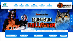 What Zoomarine.pt website looked like in 2021 (2 years ago)