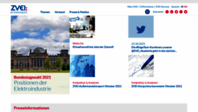 What Zvei.org website looked like in 2021 (2 years ago)