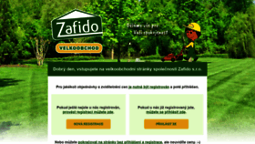 What Zafido-velkoobchod.cz website looked like in 2021 (2 years ago)