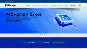 What Zwcad.cl website looked like in 2021 (3 years ago)