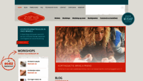 What Zahia.be website looked like in 2021 (2 years ago)