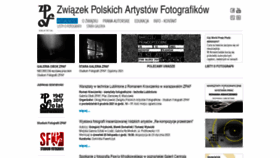 What Zpaf.pl website looked like in 2021 (2 years ago)