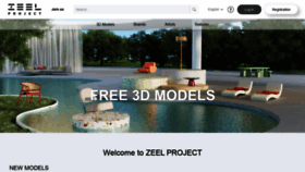 What Zeelproject.com website looked like in 2021 (3 years ago)
