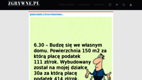 What Zgrywne.pl website looked like in 2021 (2 years ago)