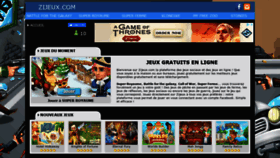 What Zijeux.com website looked like in 2021 (3 years ago)