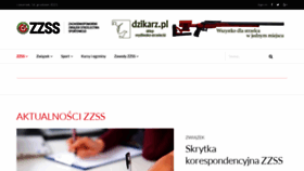 What Zzss.pl website looked like in 2021 (2 years ago)
