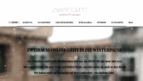 What Zweiraum-fashion.com website looked like in 2021 (2 years ago)