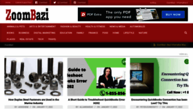 What Zoombazi.com website looked like in 2022 (2 years ago)