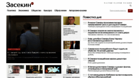 What Zasekin.ru website looked like in 2022 (2 years ago)