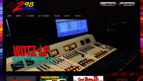 What Z98fm.com website looked like in 2022 (2 years ago)