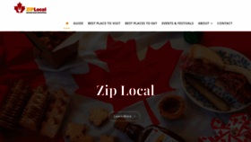 What Ziplocal.ca website looked like in 2022 (2 years ago)