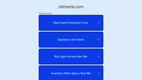 What Zelmante.com website looked like in 2022 (2 years ago)