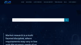 What Zionmarketresearch.com website looked like in 2022 (2 years ago)
