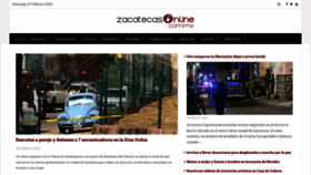 What Zacatecasonline.com.mx website looked like in 2022 (2 years ago)