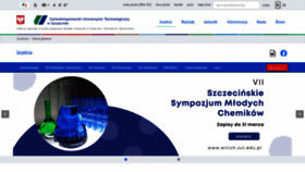 What Zut.edu.pl website looked like in 2022 (2 years ago)
