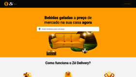 What Ze.delivery website looked like in 2022 (4 years ago)