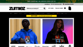 What Zumiez.com website looked like in 2022 (2 years ago)