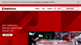 What Ziraatbank.com.tr website looked like in 2022 (3 years ago)