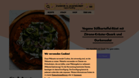 What Zuckerjagdwurst.com website looked like in 2022 (2 years ago)