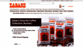 What Zabars.com website looked like in 2022 (2 years ago)