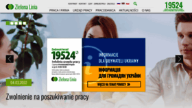 What Zielonalinia.gov.pl website looked like in 2022 (2 years ago)