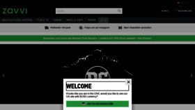 What Zavvi.de website looked like in 2022 (2 years ago)