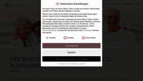 What Zahnarzt-kronberg.de website looked like in 2022 (2 years ago)
