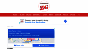 What Zambiangospel.com website looked like in 2022 (2 years ago)