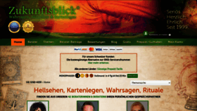 What Zukunftsblick.ch website looked like in 2022 (3 years ago)
