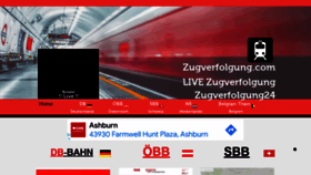 What Zugverfolgung.com website looked like in 2022 (2 years ago)