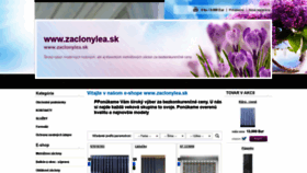 What Zaclonylea.sk website looked like in 2022 (2 years ago)