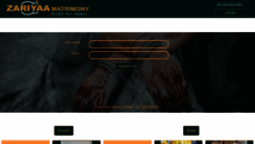 What Zariyaamatrimony.com website looked like in 2022 (2 years ago)