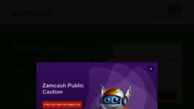 What Zamcash.co website looked like in 2022 (2 years ago)