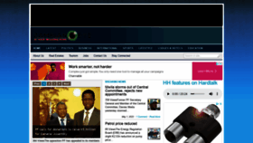 What Zambianeye.com website looked like in 2022 (1 year ago)