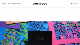 What Zimandzou.fr website looked like in 2022 (1 year ago)