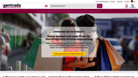 What Zentrada.com website looked like in 2022 (1 year ago)