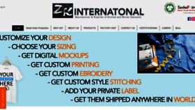 What Zk-international.com website looked like in 2022 (1 year ago)