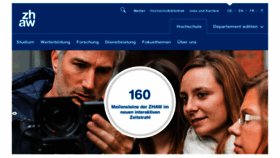 What Zhaw.ch website looked like in 2022 (3 years ago)