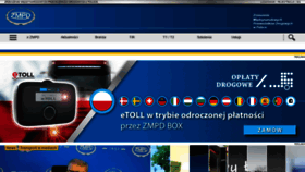 What Zmpd.pl website looked like in 2022 (1 year ago)