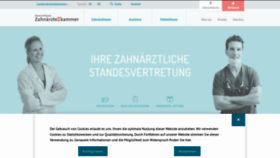 What Zahnaerztekammer.at website looked like in 2022 (1 year ago)